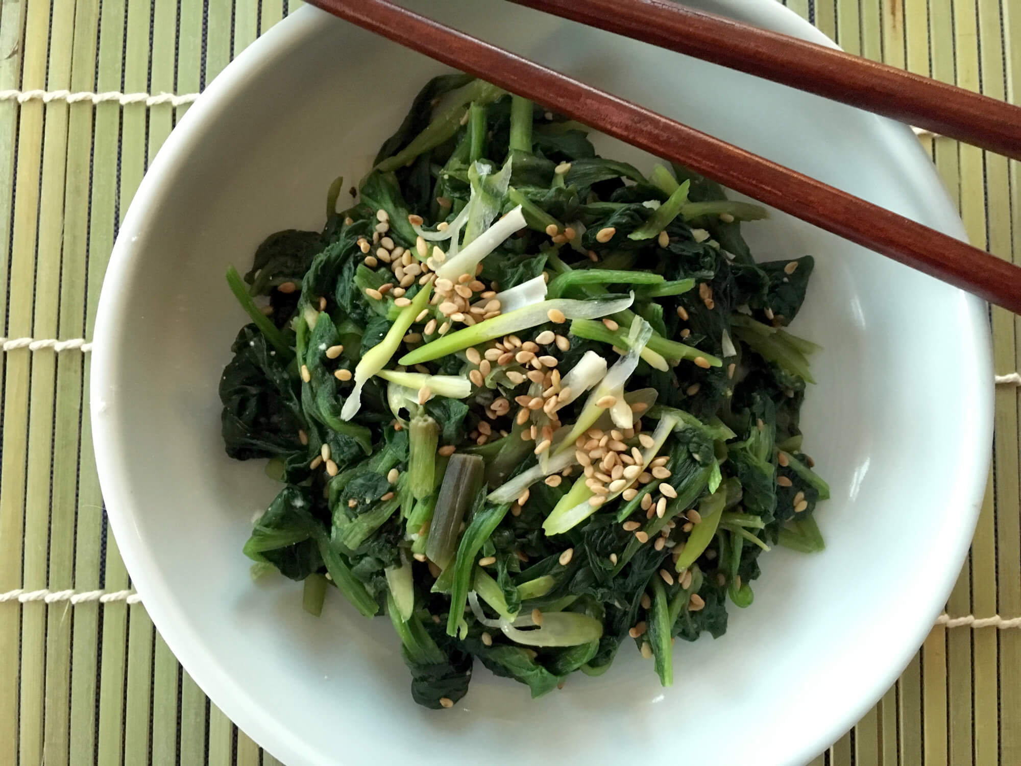 Korean Seasoned Spinach Side Dish (Sigeumchi-namul) - Asian Recipes At Home