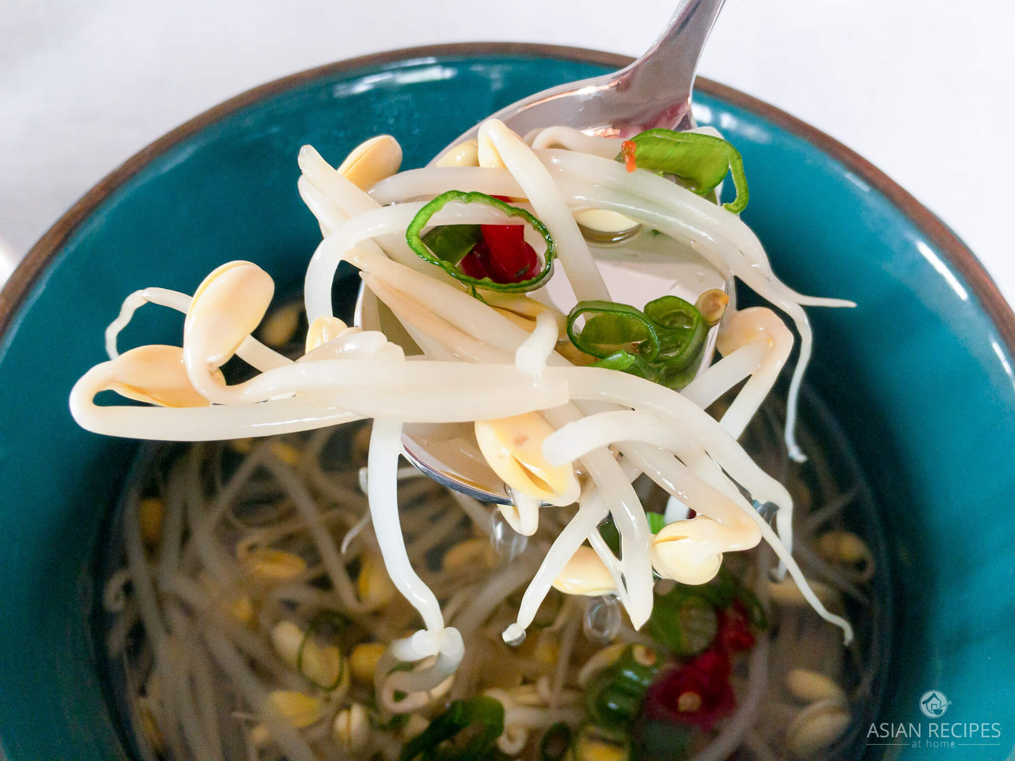 This spicy Korean Soybean Sprouts (Kongnamul) Stew recipe is so easy to make.