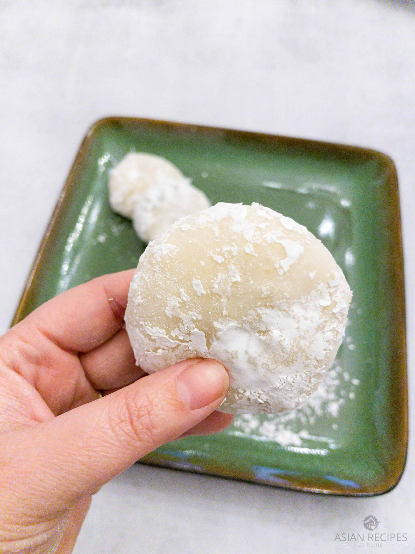 Homemade mochi, or daifuku, are filled with a delicious sweet red bean paste.