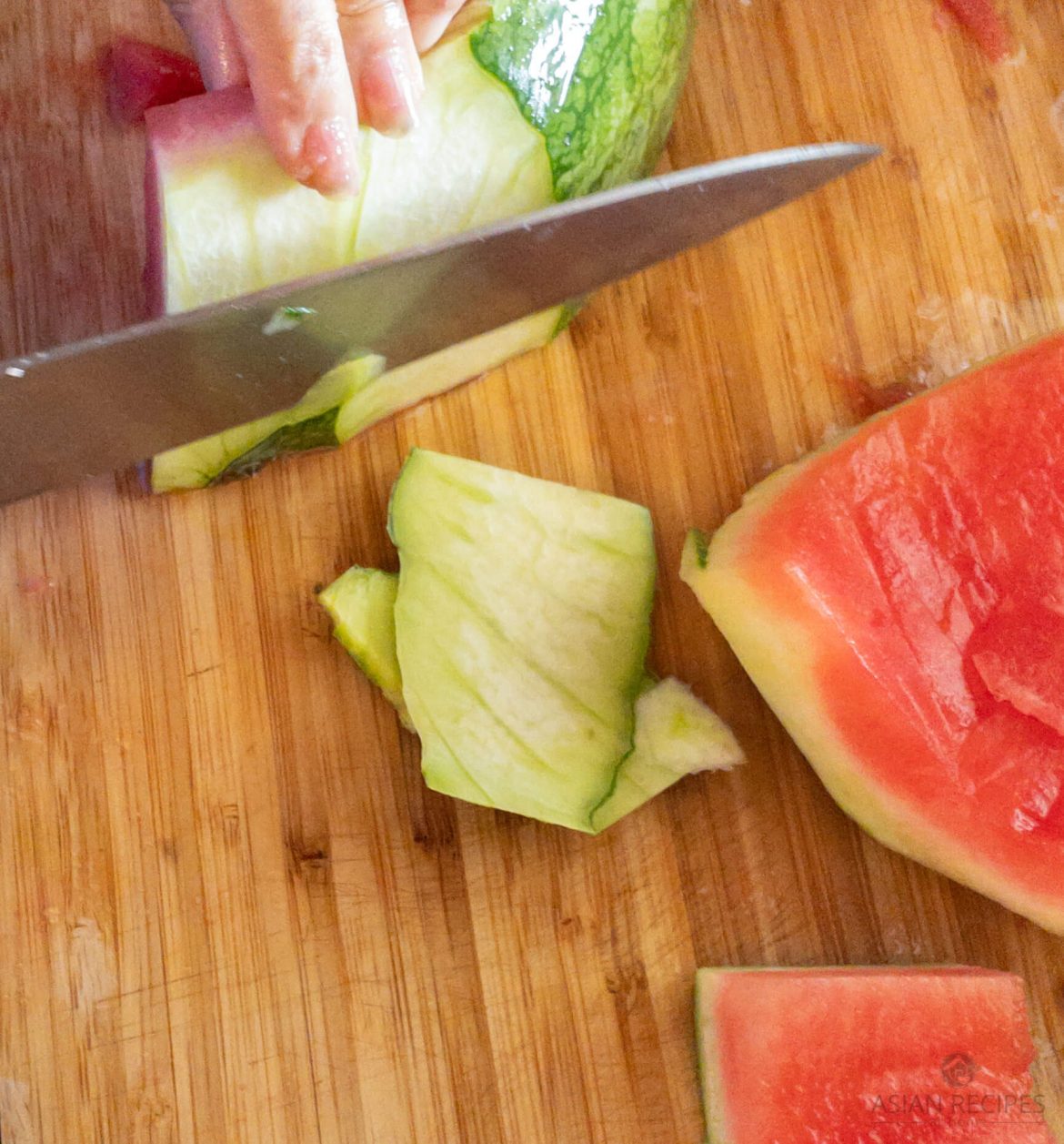 Koreanstyle Watermelon Rind Salad Asian Recipes At Home