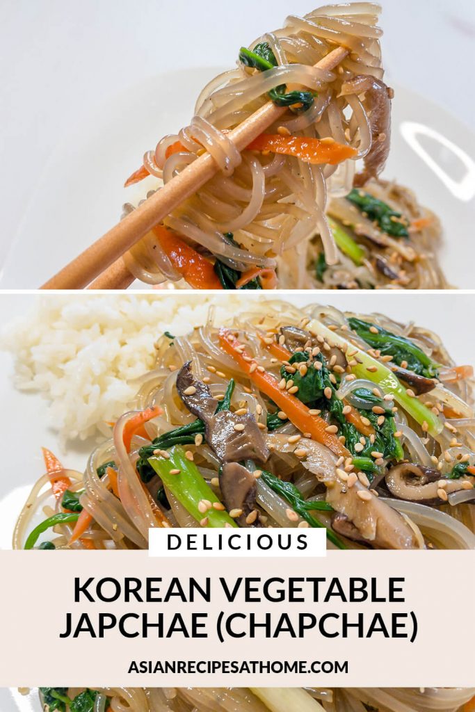 Vegetable Japchae (Korean Glass Noodle Stir-fry) – Asian Recipes At Home