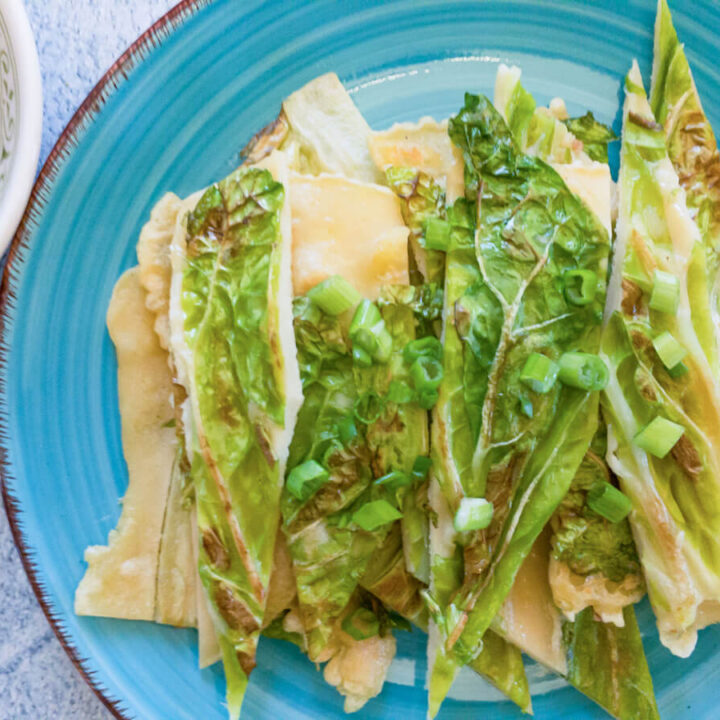 These savory pancakes are made with a simple batter from common ingredients and napa cabbage.
